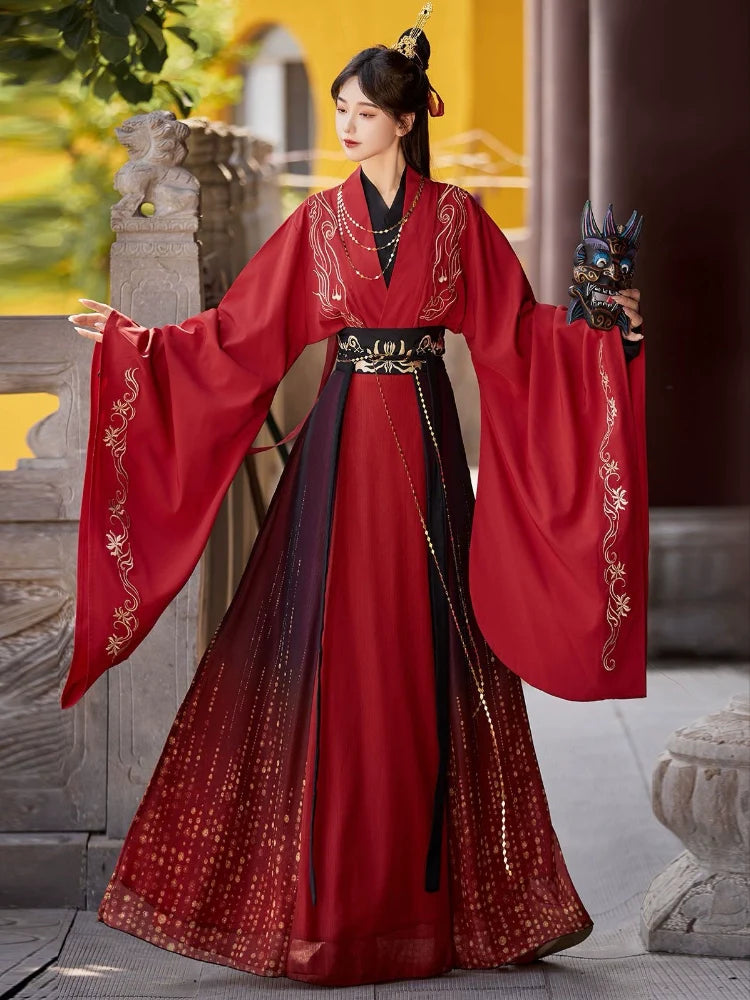 Wei Jin Dynasty Qiyao Ruqun Hanfu | Xihe 羲和