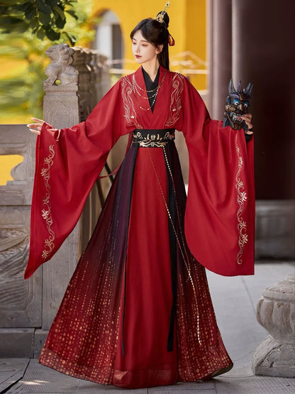Wei Jin Dynasty Qiyao Ruqun Hanfu | Xihe 羲和