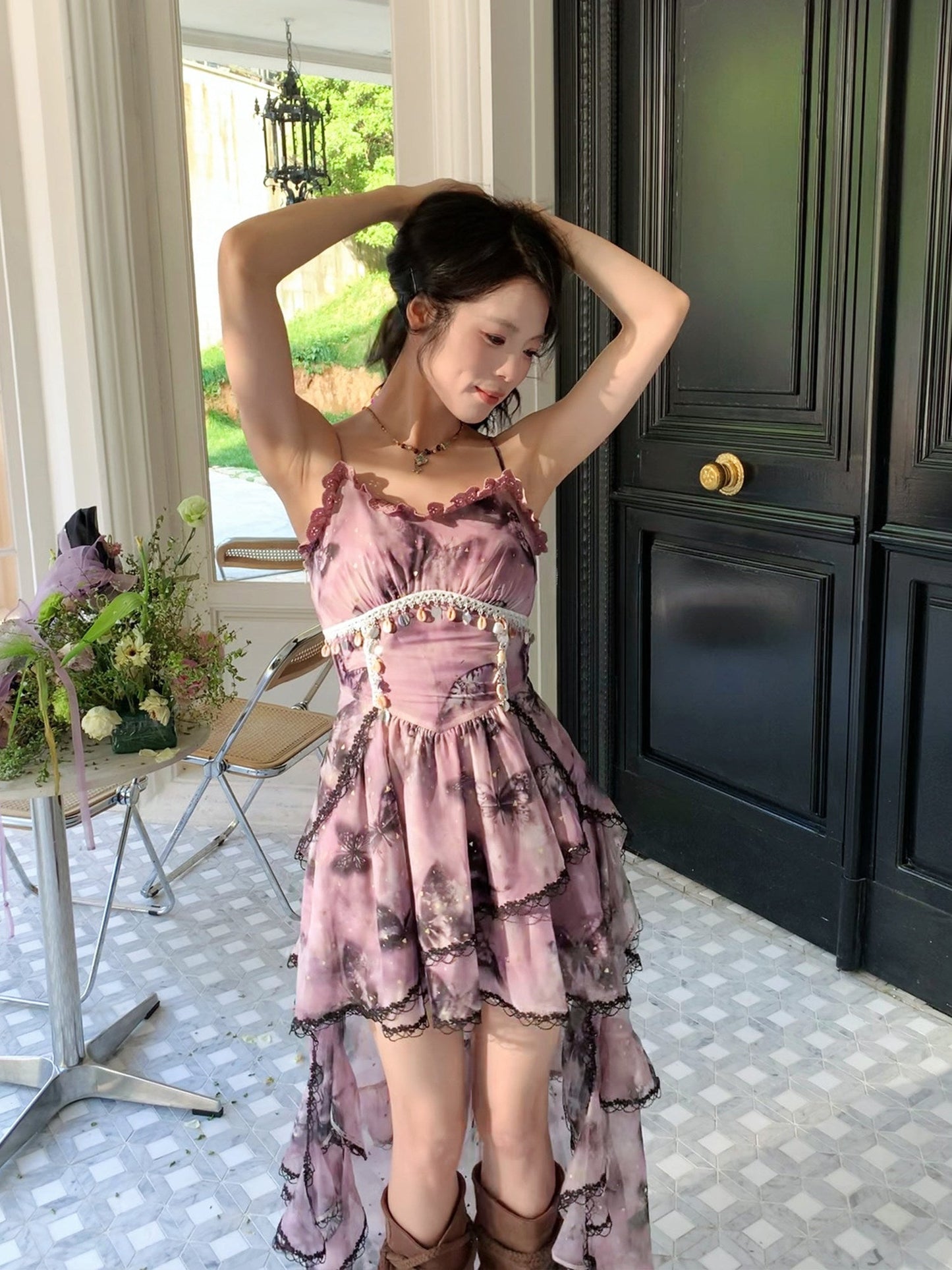 New Chinese Style Fairy Summer Slip Dress - Lost in Mist 雾屿迷踪