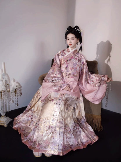 Ming Dynasty Chinese New Year Festival Hanfu | Blessings 福禄今安