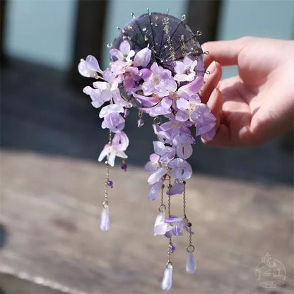 Dancing Wisterias Hair Stick | Traditional Chinese Hair Accessory