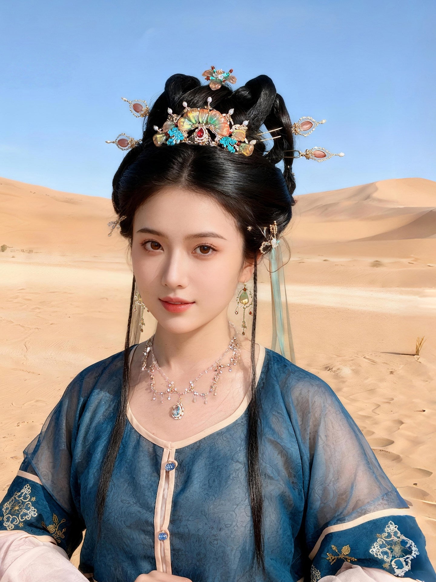 Flying Dunhuang Earrings | Hanfu Jewelry
