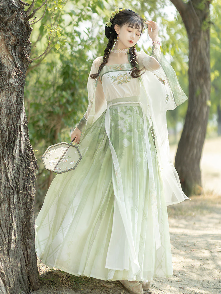 Zephyr - Song Dynasty Style Qiyao Ruqun Hanfu