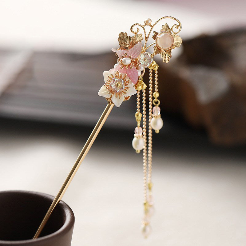 Song of Flowers Hair Stick | Hanfu Hair Accessory