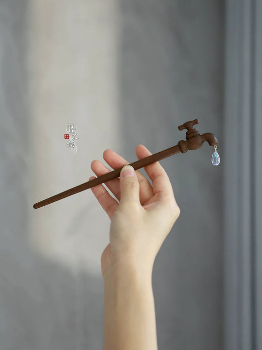Tap Water Hair Stick | Ancient Chinese Hair Accessory
