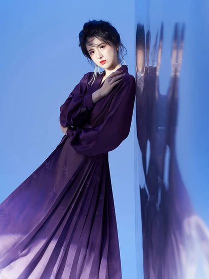 Ming Dynasty Modern Hanfu Mamianqun Outfit - Futang 伏棠