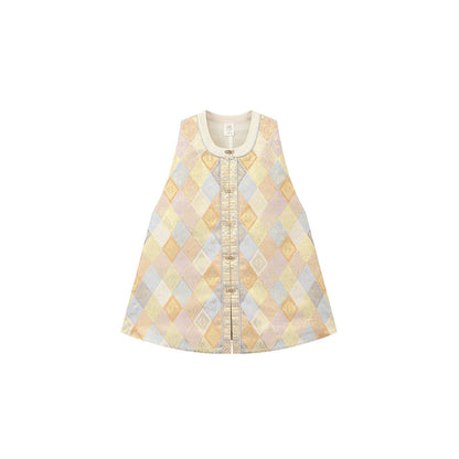 Ming Dynasty Pastel Orange Pipa Sleeve Top & Mamian Skirt | Yun Dynasty Capital 云朝玉京