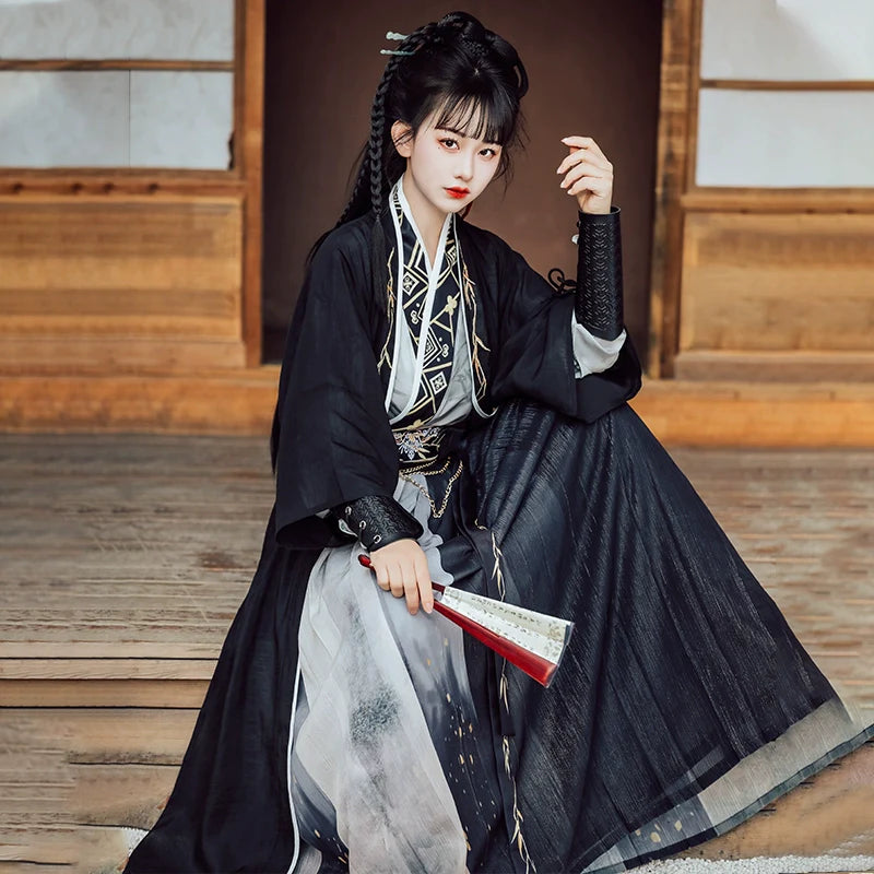 Wei Jin Dynasty Qiyao Ruqun Hanfu | Unmatched 无双