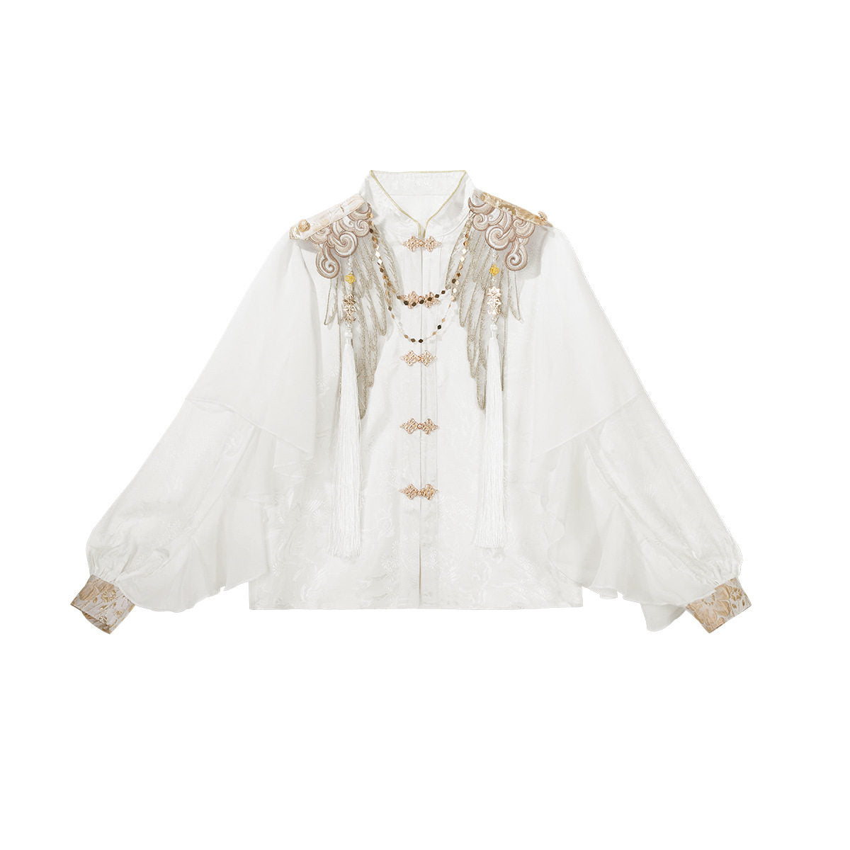 New Chinese Style Long Sleeve Top and Mamianqun - Heavenly Envoy 天国使臣