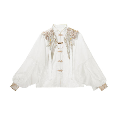 New Chinese Style Long Sleeve Top and Mamianqun - Heavenly Envoy 天国使臣