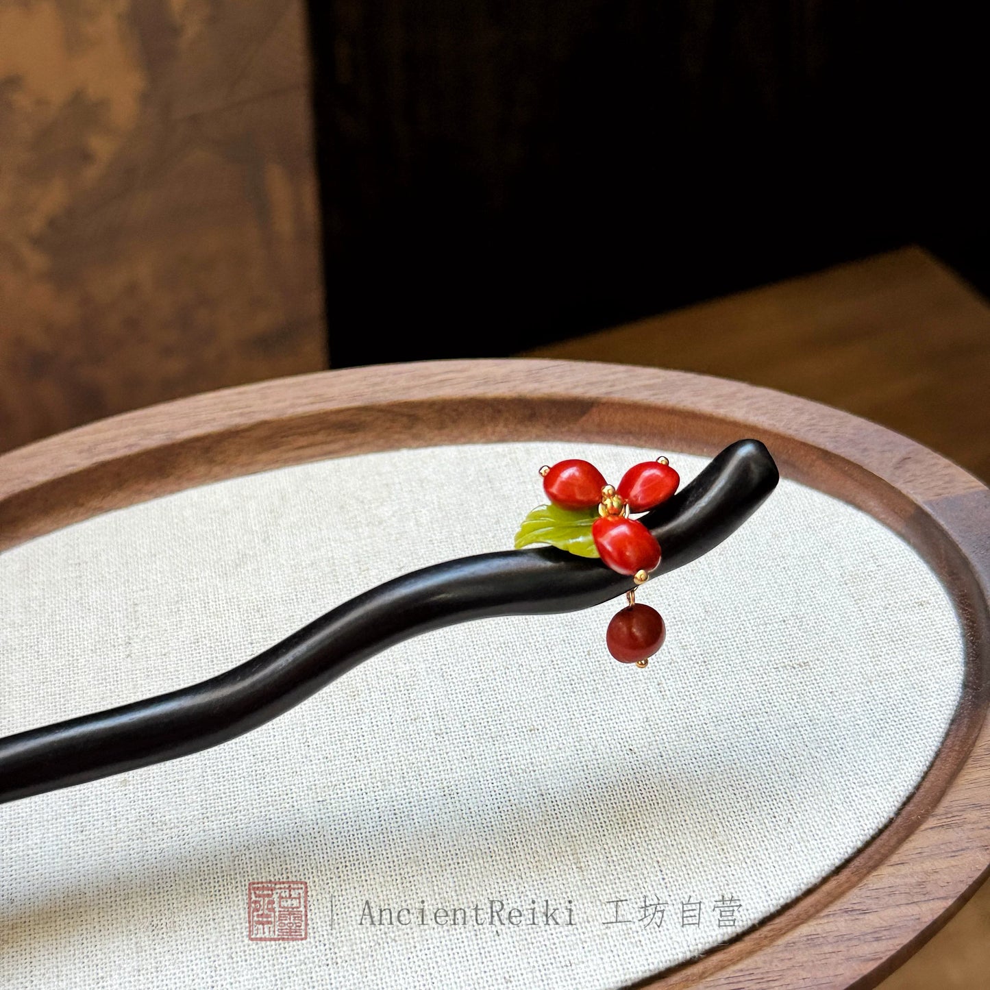 Red Bean Hair Stick | Ancient Chinese Hair Accessory