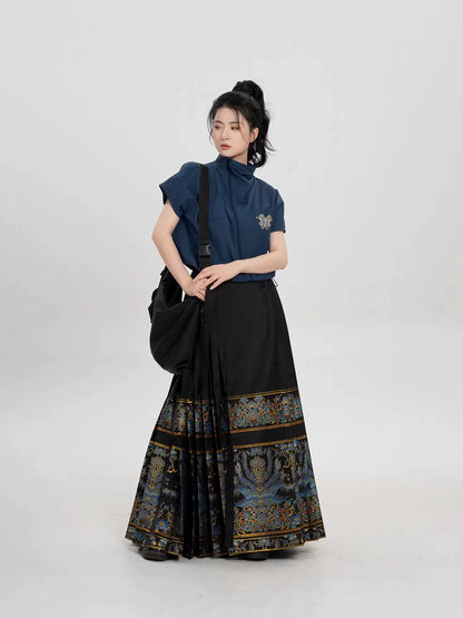 Ming Dynasty Modern Hanfu Mamianqun Outfit - Bingzhi 秉知