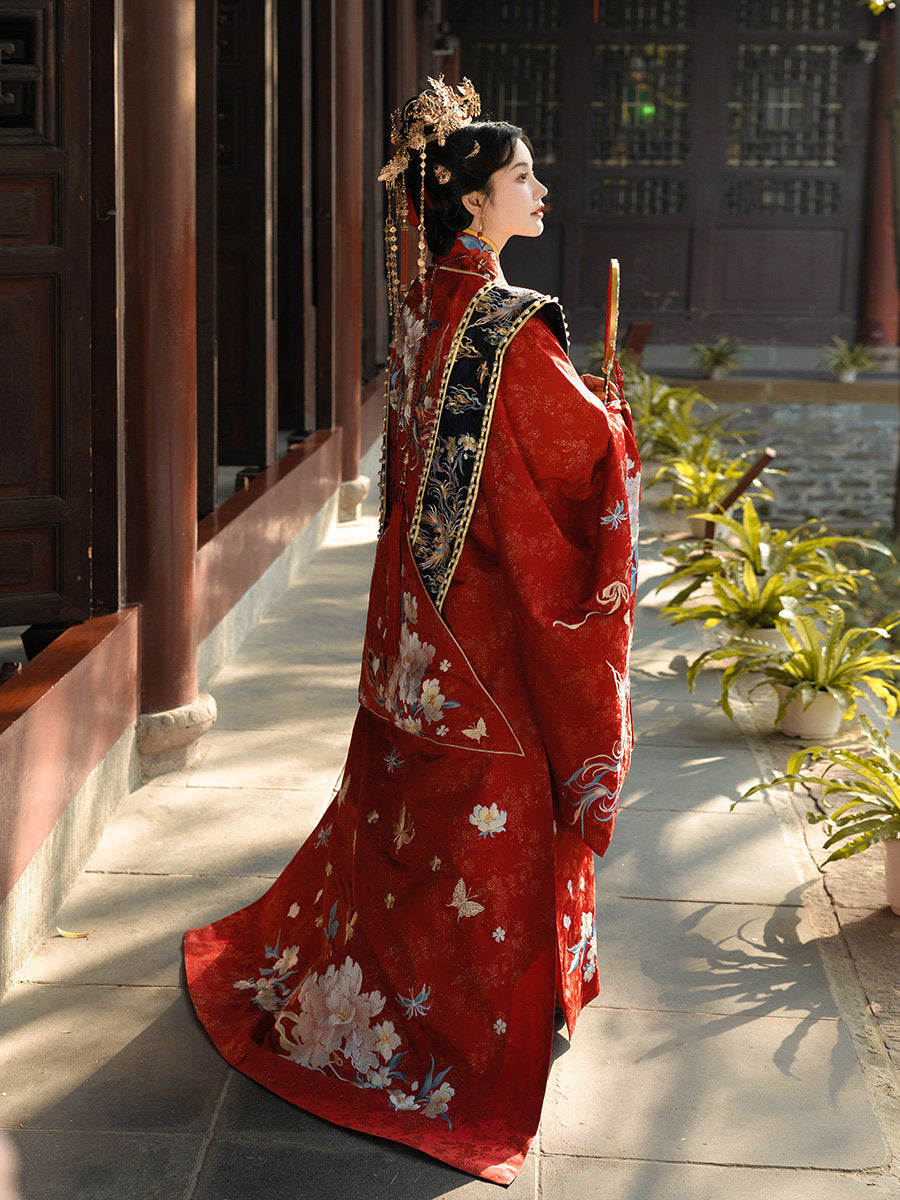 Ming Dynasty Chinese Wedding Hanfu Set | Everlasting Love 长情