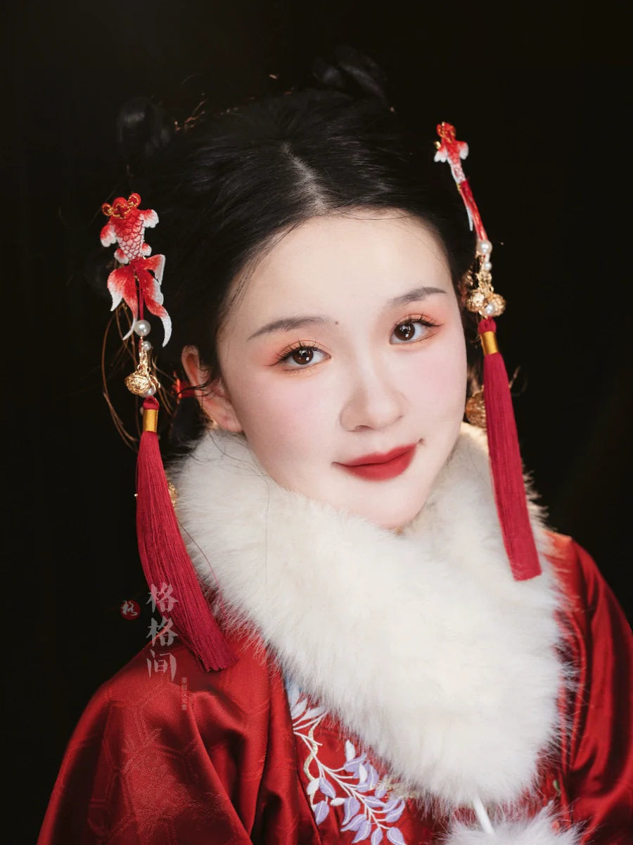 Hanfu Hair Accessories for Chinese New Year | Koi