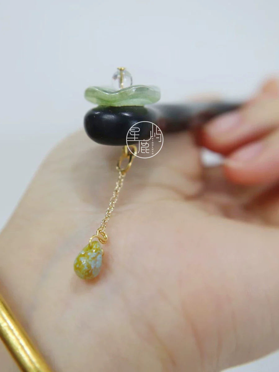 Lotus Leaf Hair Stick | Hanfu Hair Accessory