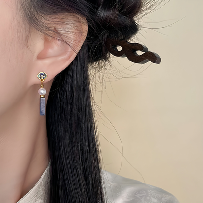Auspicious Clouds Earrings | Cheongsam Jewelry