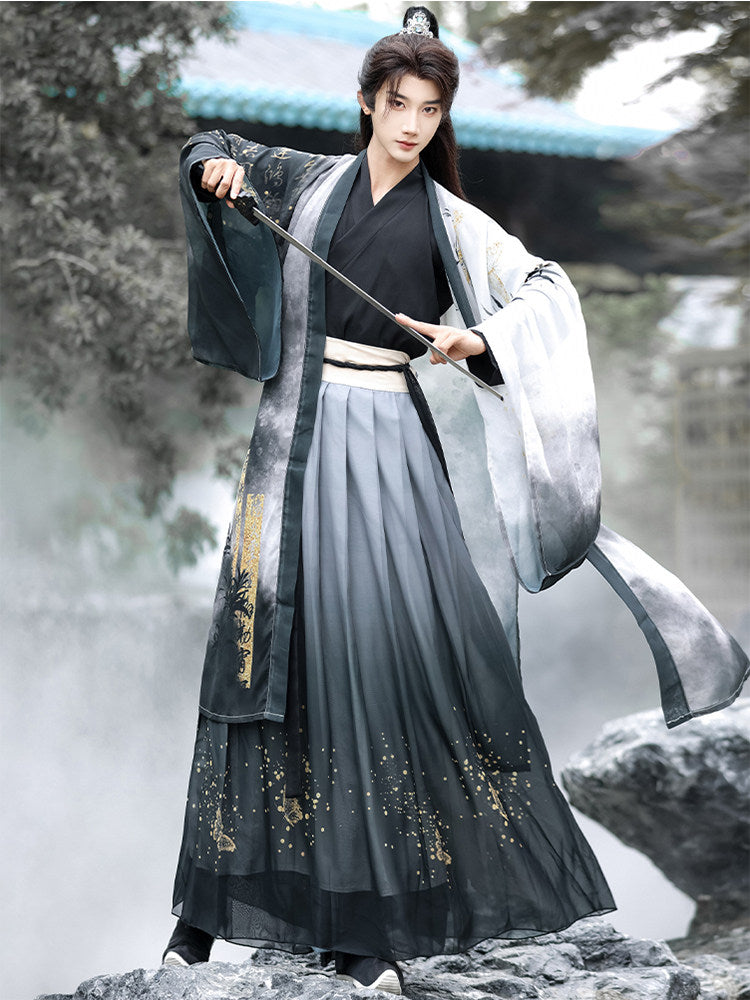 Bamboo Rhyme Xianxia Hanfu Set | Chinese Fantasy Period Drama Style