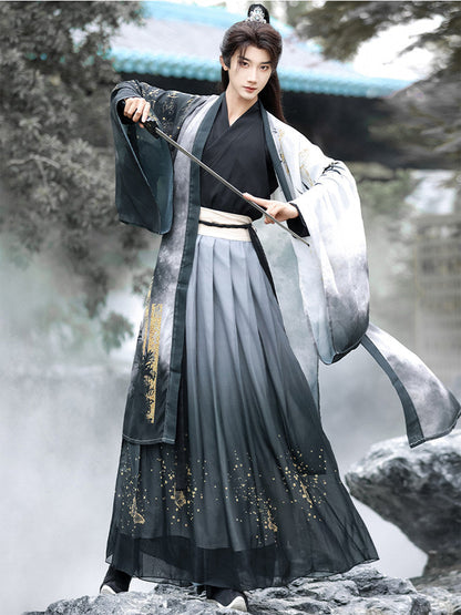 Bamboo Rhyme Xianxia Hanfu Set | Chinese Fantasy Period Drama Style