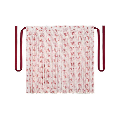 Tang Dynasty Modern Hanfu Set with Beizi Overlay & Pleated Wrap Skirt - Raspberry 树莓 (Preorder)