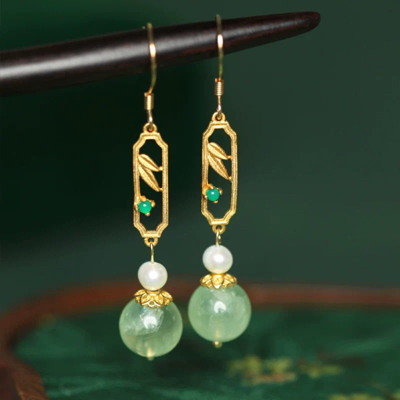 Literary Ancient China Earrings | Cheongsam Jewelry