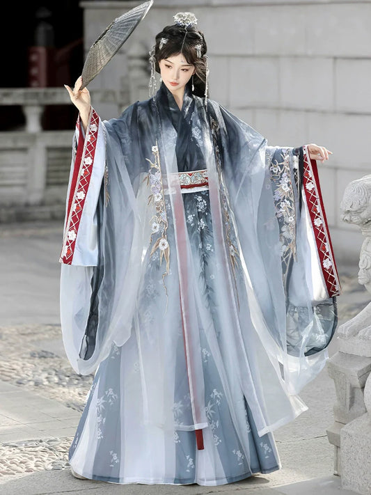 Wei Jin Dynasty Qiyao Ruqun Hanfu | Dream Walking 踏梦行