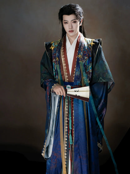 Demon Prince of Dunhuang - Male Xianxia Hanfu Ancient Chinese Costume (Preorder)