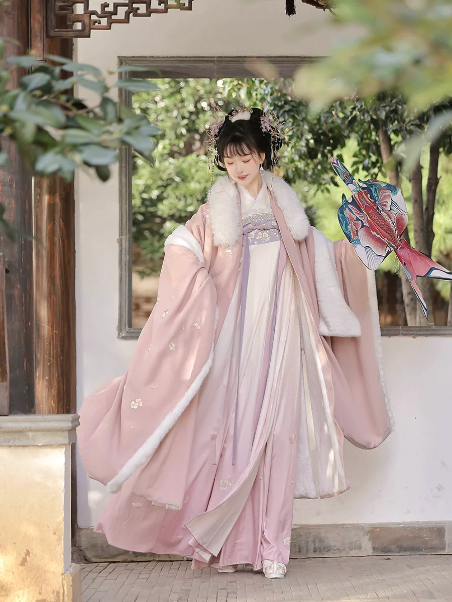 Ninglan 凝兰 - Tang Dynasty Style Qixiong Ruqun for Spring and Winter