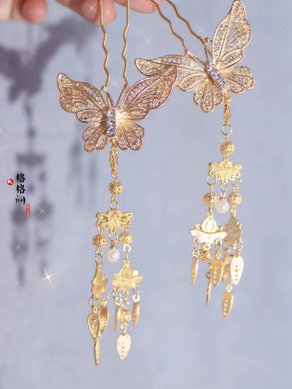Hair Pins: Dazzle Butterfly