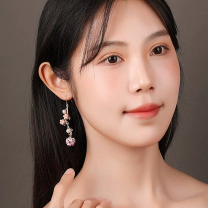 Garden Vine Floral Earrings | Cheongsam Jewelry