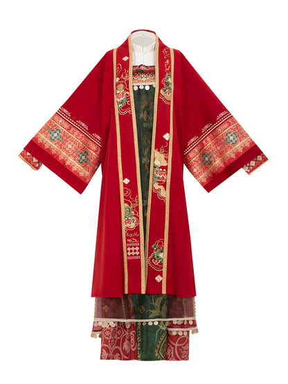 Snow Flame 雪焰 - Modern Tang Dynasty Dunhuang Festive Outfit