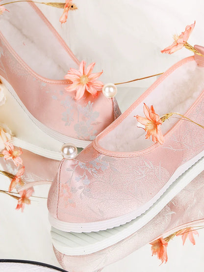 Grace - Chinese Style Brocade Hanfu Shoes
