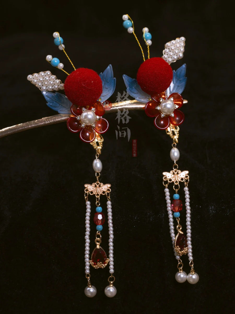 Hanfu Hair Accessories for Chinese New Year | Little Auspicious