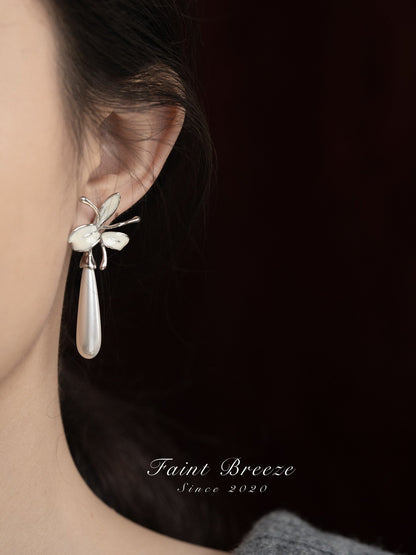 Iris Water Drop Earrings | Cheongsam Jewelry