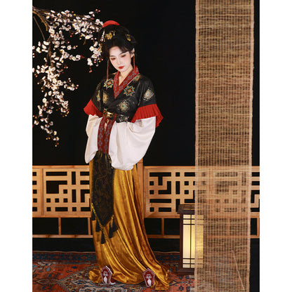 Wei Jin Dynasty Qiyao Ruqun Hanfu | Floating Lights 浮光