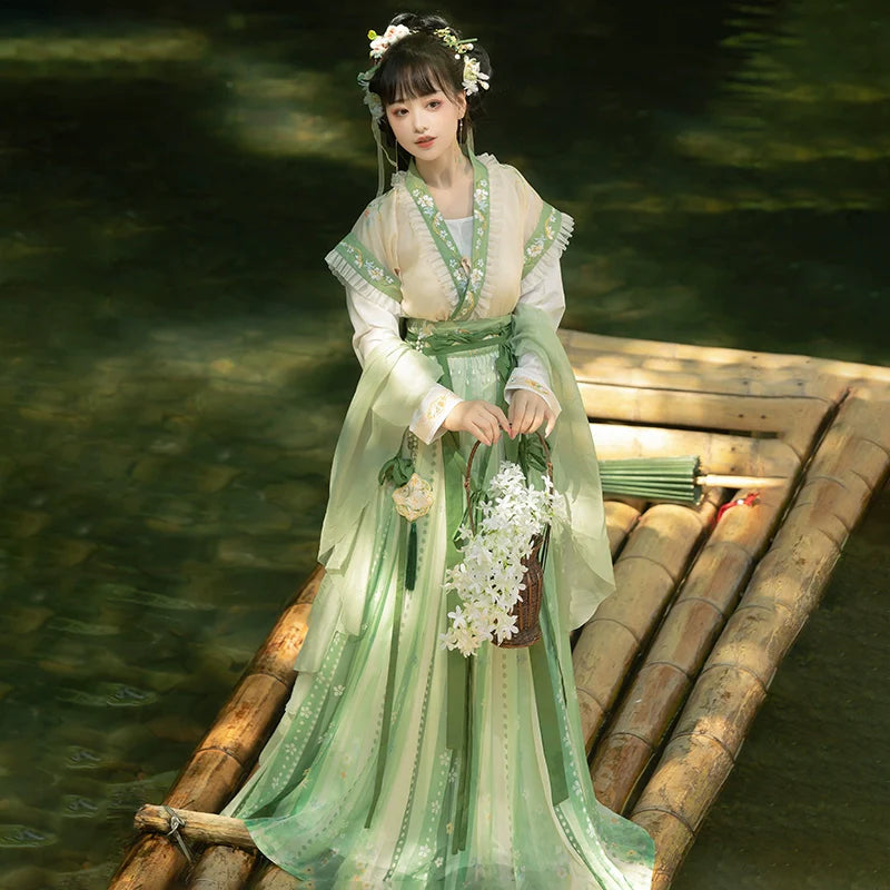 Water Dew 水露 - Tang Dynasty Style Beizi Qiyao Ruqun