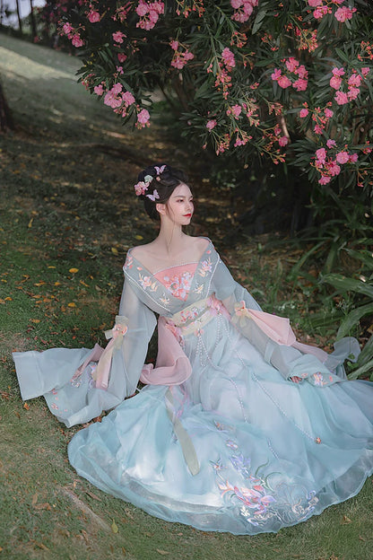 Wei Jin Dynasty Qiyao Ruqun Hanfu | Liansheng 莲生