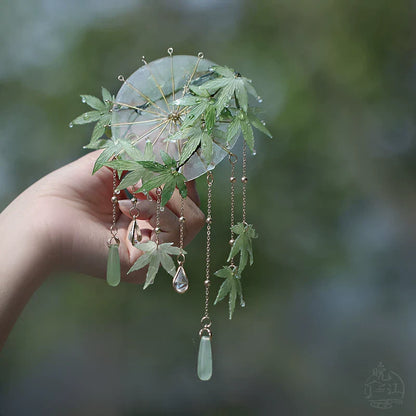 Mint Maple Hair Stick | Traditional Chinese Hair Accessory