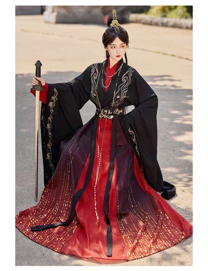 Wei Jin Dynasty Qiyao Ruqun Hanfu | Xihe 羲和