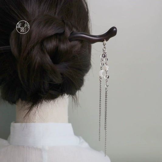 Xingchen hanfu hair stick - close-up detail