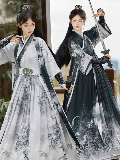 Wei Jin Dynasty Qiyao Ruqun Hanfu | Seeking Tranquility 寻幽