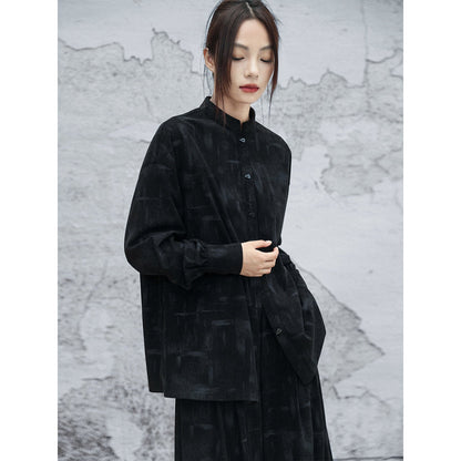 New Chinese Martial Arts Style Long Sleeve Top
