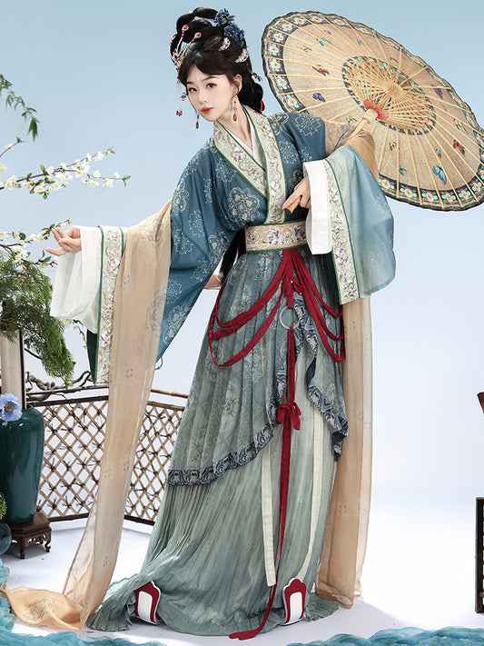 Wei Jin Dynasty Qiyao Ruqun Hanfu | Yanruyi 颜如玉