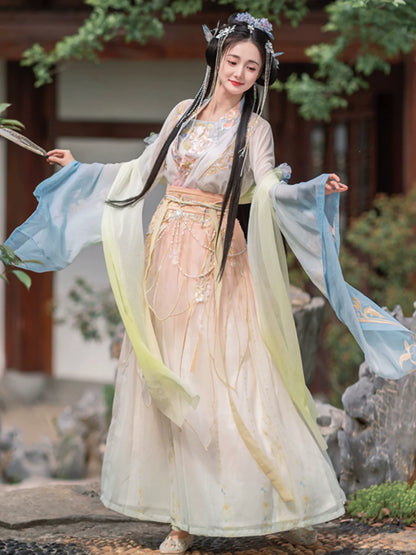 Wei Jin Dynasty Qiyao Ruqun Hanfu | Calm Waters 定风波