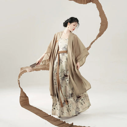Song Dynasty Modern Hanfu - Old Book Ink 旧书墨染 (Preorder)