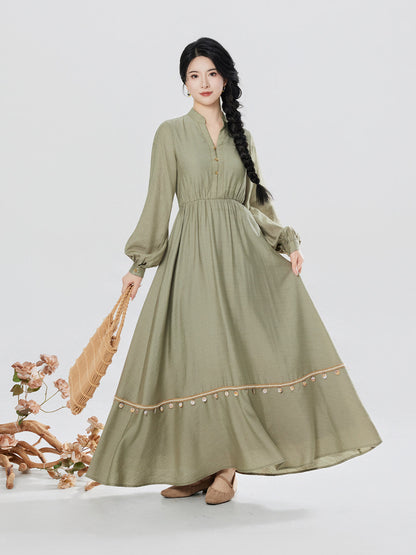 Senwu | New Chinese Style Vest and Dress Set