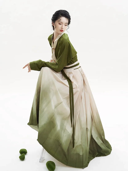 Chinese Blouse & Mamian Skirt Outfit | Twisted Tea 捻茶