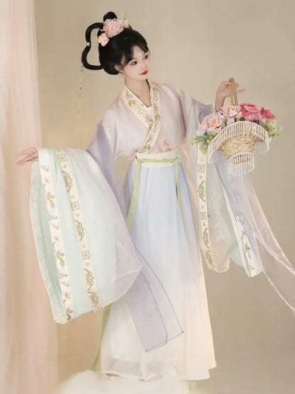 Wei Jin Dynasty Qiyao Ruqun Hanfu | Fairy Spirit