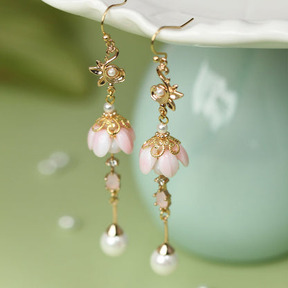 Sleeping Flowers Earrings | Hanfu Jewelry