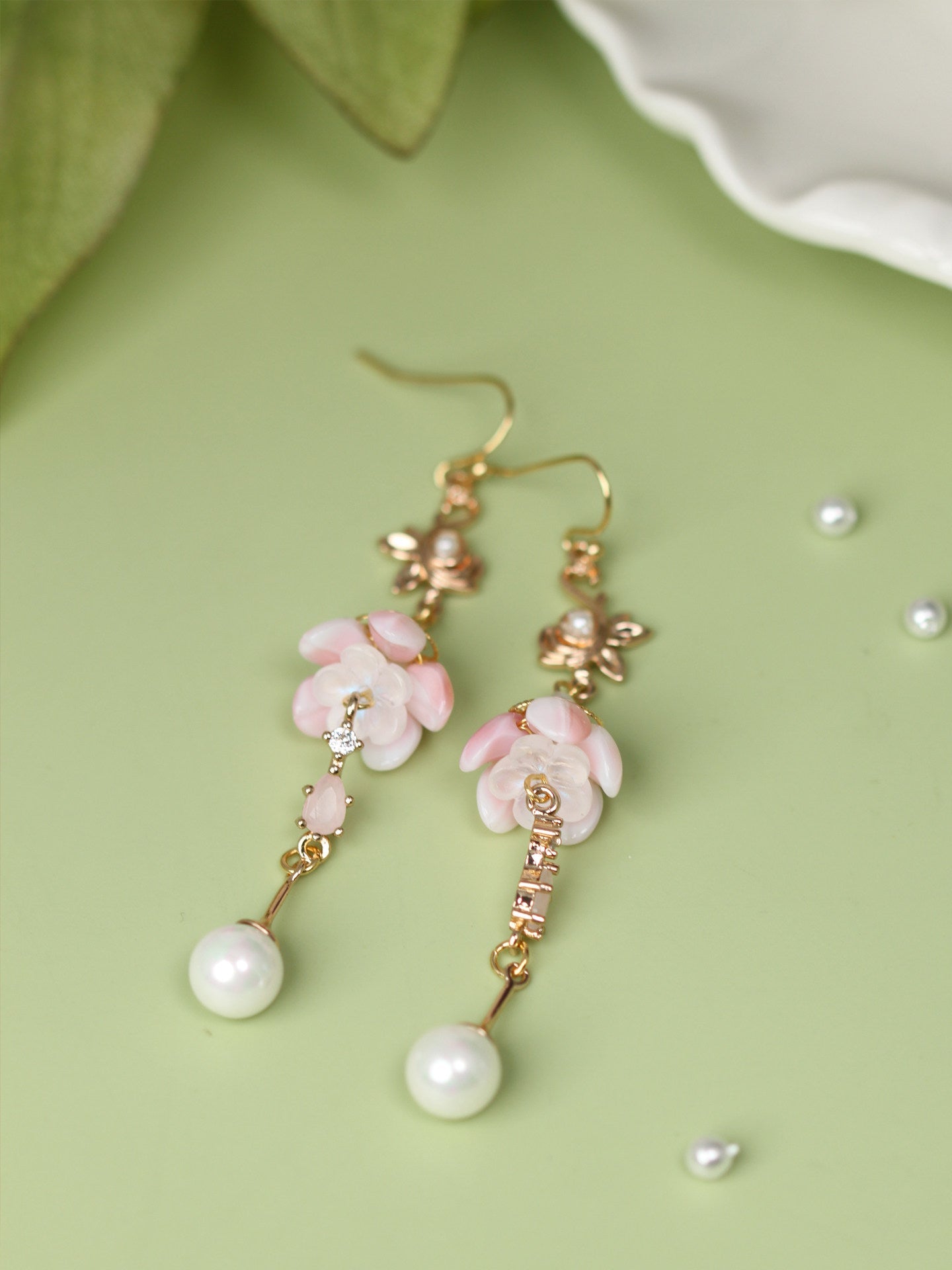 Sleeping Flowers Earrings | Hanfu Jewelry