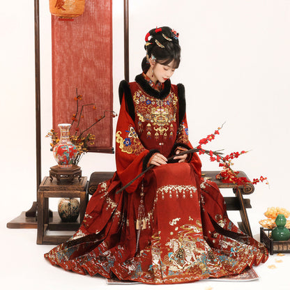 Ming Dynasty Chinese New Year Festival Hanfu | Make A Fortune 马上发财